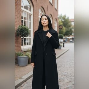 Talbots Black Long Sleeve Dress